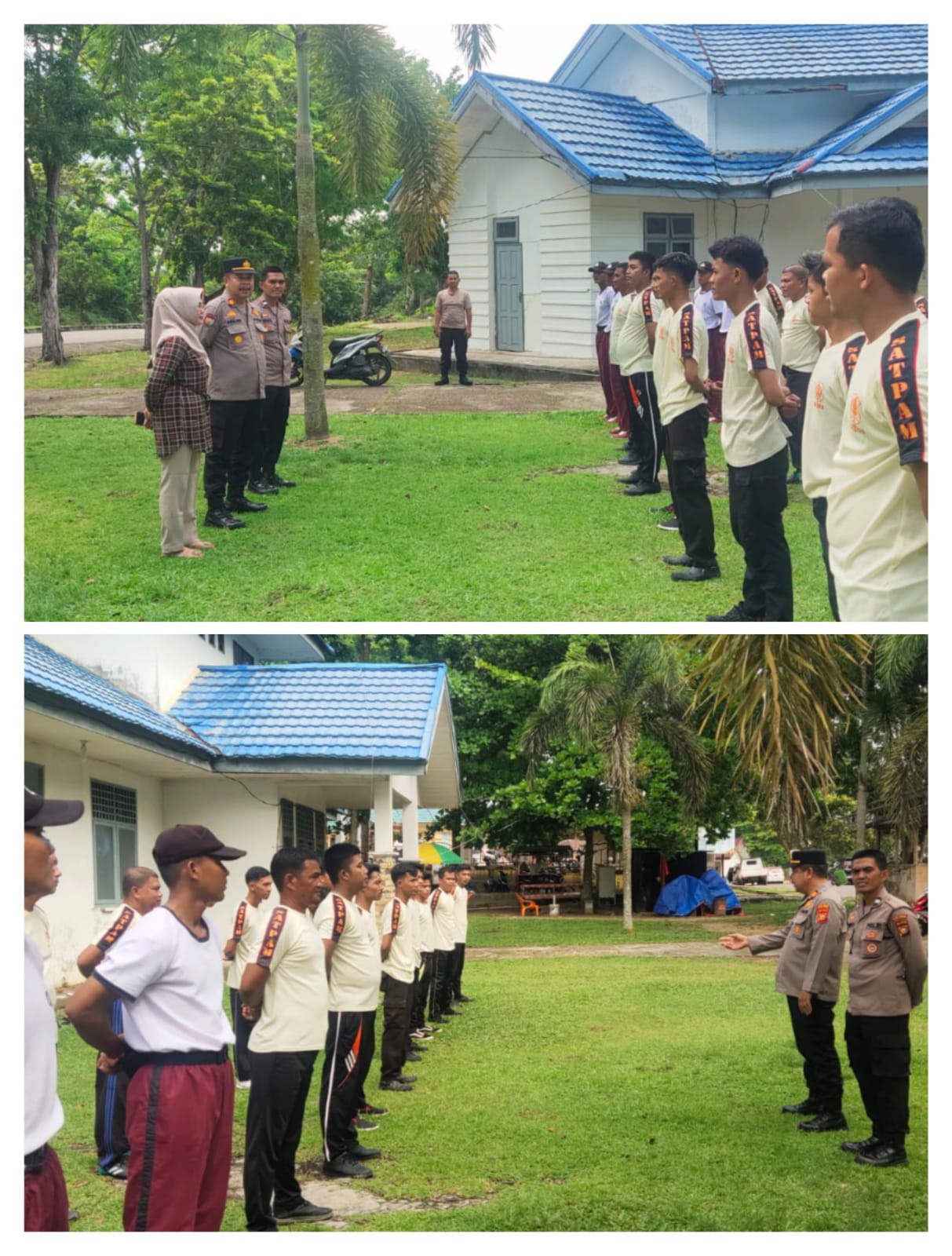 Sat Binmas Polres Kuansing Laksanakan Kegiatan Refreshment Pelatihan Terhadap Satpam Di RSUD Teluk Kuantan